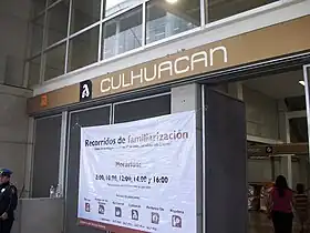 Entrée de la station.