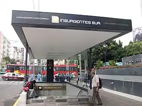 Entrée de la station.