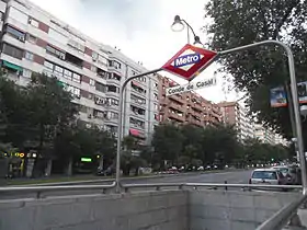 Image illustrative de l’article Conde de Casal (métro de Madrid)