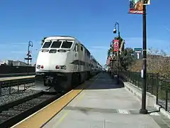 Un quai de la gare en 2007.