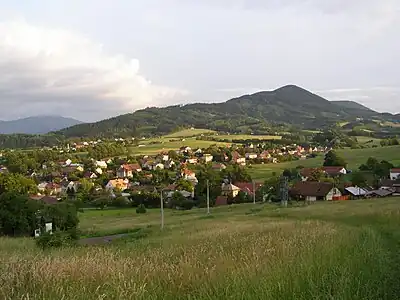 Metylovice et mont Ondřejník (890 m).