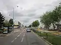 Emplacement de l'arrêt Bordes en attente d'être absorbé par la station de Mettis du même nom.