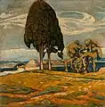 Église dans les arbres (1920).