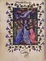 Michelino da Besozzo, Offiziolo Bodmer ( Livre d'heures ), première moitié du XVe&nbsp;siècle, Pierpont Morgan Library, New York.