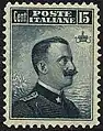 Timbre italien gravé par Robert Sauvage (1916).