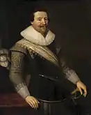 Michiel Jansz. van Mierevelt - Le Portrait du duc Wallenstein, XVIIe siècle