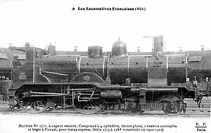 Locomotive 220 1777 à Bordeaux.