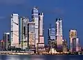 Hudson Yards depuis Weehawken. Septembre 2021.