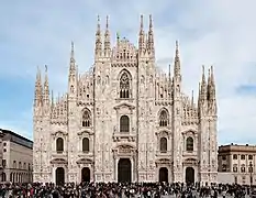 Dôme de Milan en Lombardie (XIVe siècle).