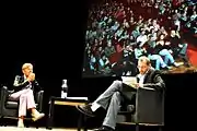 Débat de Milena Gabanelli et Corrado Formigli, 2011.