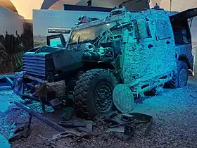 Eagle IV, Armée Danoise, explosé sur un IED