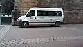 Renault Master II no 41. Ce véhicule effectue le service Flexo PMR.