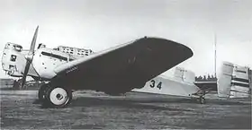 Vue de l'avion.