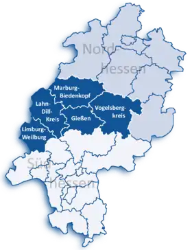 District de Gießen.