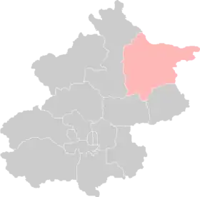 Localisation de Mìyún qū