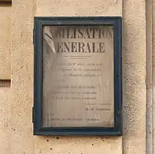 L'affiche actuelle.