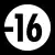 Pictogramme d'interdiction aux moins de 16 ans