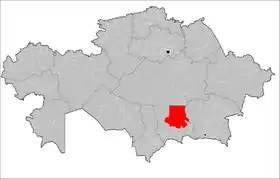 Localisation de District de Moiynkum