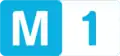 Logo de Moldova 1 de 2016 à 2018.