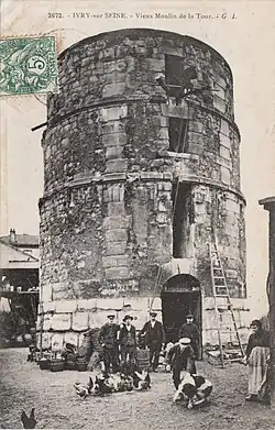 Le moulin de la Tour au début du XXe siècle.
