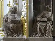 Hauts-reliefs représentants les Évangélistes (XVIIe siècle).