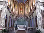 Intérieur de la chapelle Notre-Dame (1867).