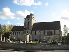 La façade nord.