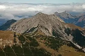Vue du versant sud.