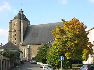Monein, l'église.