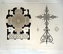 Plan de la chapelle.