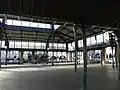 L'intérieur de la halle
