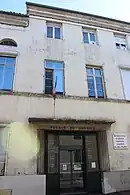 Façade de l'ancien palais de justice de Mont-de-Marsan, 5 rue du 8 mai 1945. Fermé en 2021.