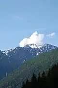 Vue du versant nord depuis Saint-Rhémy-en-Bosses.
