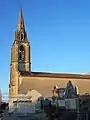 L'église Saint-Saturnin (mars&nbsp;2010)