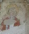 Fresque murale du XVIe&nbsp;siècle, saint Jean l'Evangéliste.