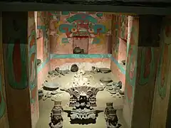 Reconstruction de la Tombe 105 du Monte Albán