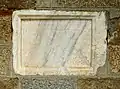 Plaque funéraire de Guillaume Joer (+&nbsp;1298).