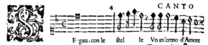 Extrait du IVe Livre de madrigaux de Monteverdi.