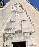 Le haut du portail.