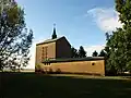 La chapelle de Montmarin, rebâtie au XXe&nbsp;siècle.