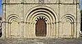 Le portail de l'église Saint-Denis de Montmoreau