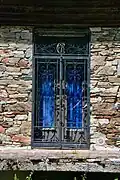 La salle du comité d'entreprise Roudière (détail de la porte).