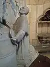 Détail de Eugène-Stanislas Le Senne aux pieds de Sainte Jeanne d'Arc