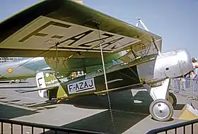 Vue de l'avion.
