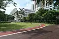 La piste de jogging