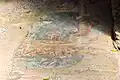 Mosaïque des poissons dans la cave des Parques