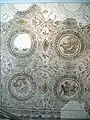 Mosaïque romaine à motifs végétaux géométrisés (IIIe&nbsp;siècle).