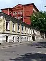 Vue sur la ruelle Kolpatchny depuis la ruelle Khokhlovski.