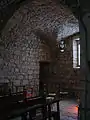 L'aile nord de l'église vue de l'intérieur