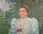Portrait d'Augustine Lemaître, vers 1920